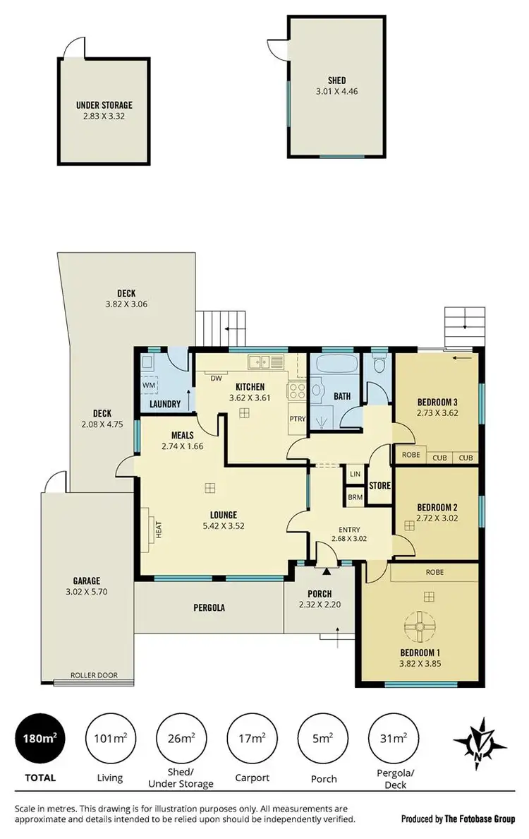 Floorplan of Homely house listing, 3 Pintubi Court, Modbury North SA 5092