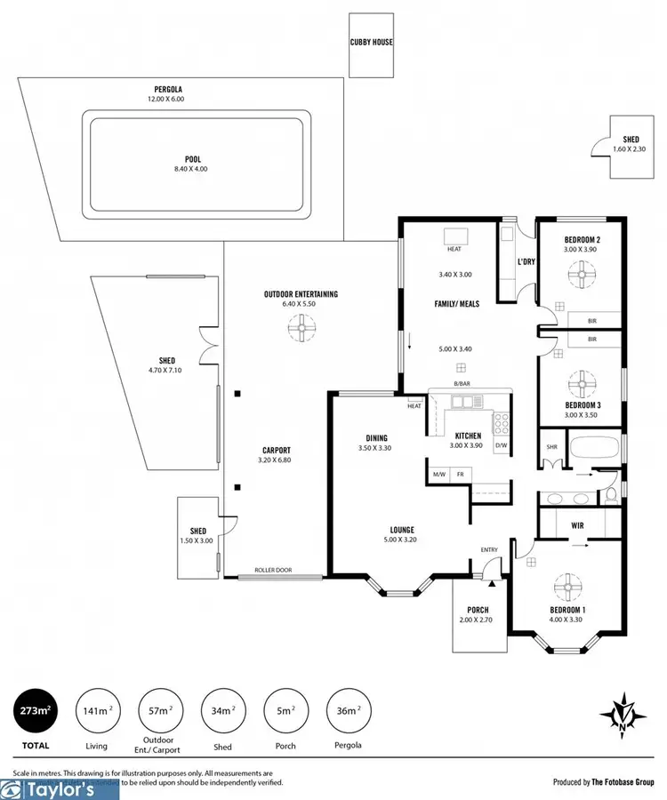 Floorplan of Homely house listing, 22 Birch Grove, Craigmore SA 5114