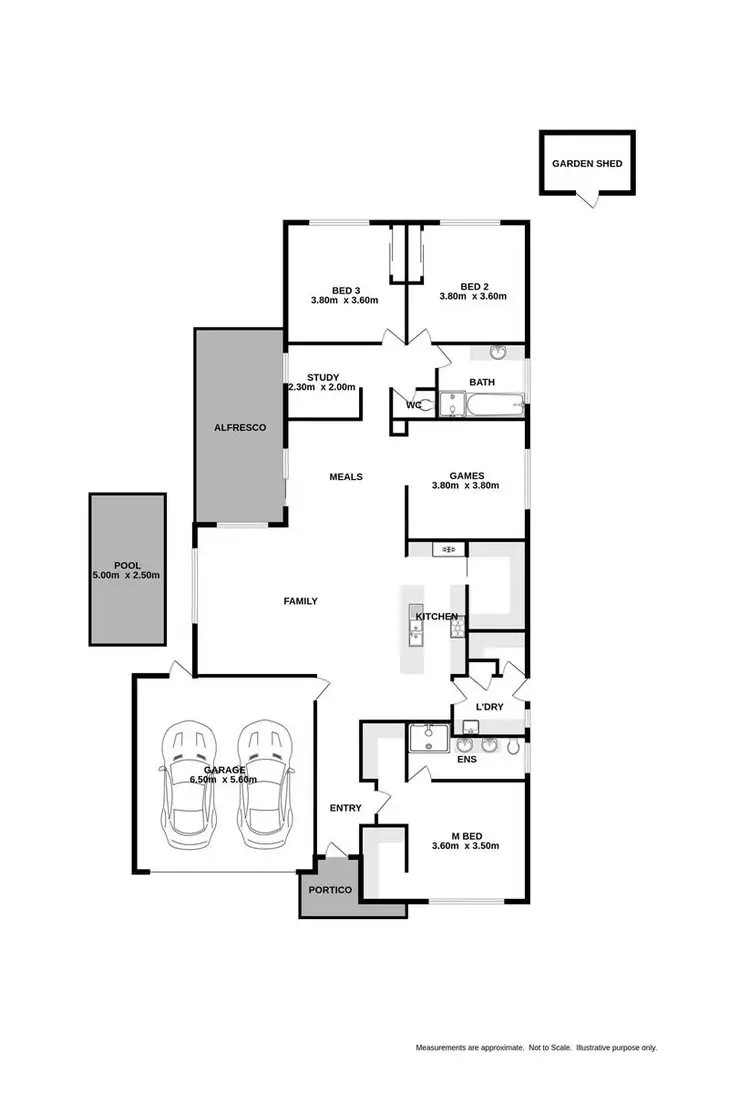 Floorplan of Homely house listing, 23 Devitt Way, Killara VIC 3691