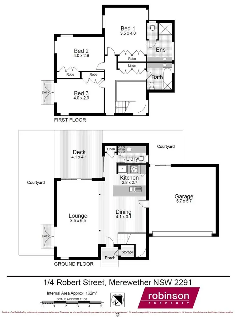 Floorplan of Homely unit listing, 1/4 Robert Street, Merewether NSW 2291