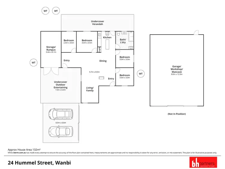 Floorplan of Homely rural property listing, 24 Hummel Street, Wanbi SA 5310