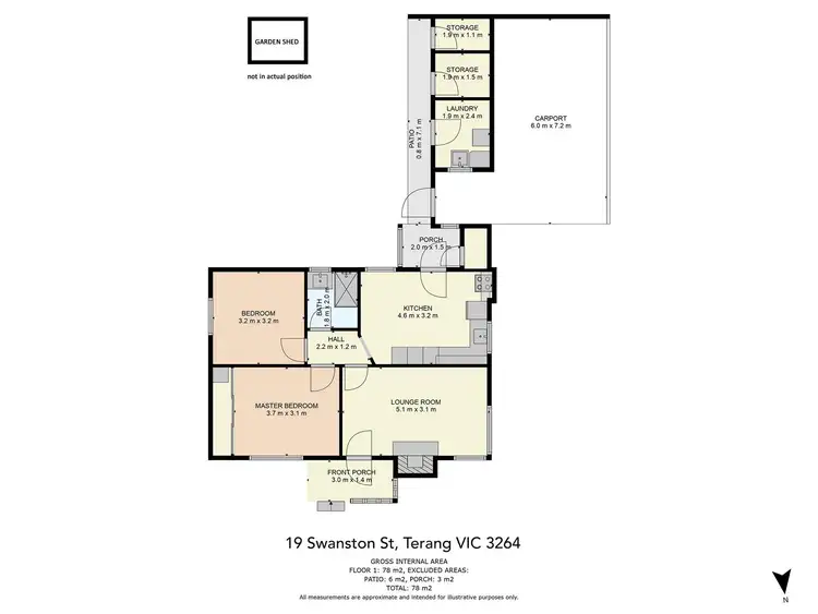 Floorplan of Homely house listing, 19 Swanston Street, Terang VIC 3264