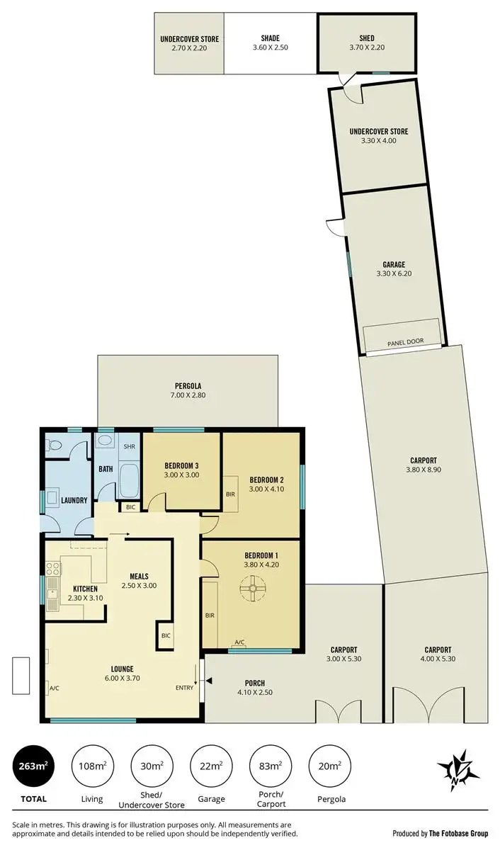 Floorplan of Homely house listing, 10 Gedville Road, Taperoo SA 5017