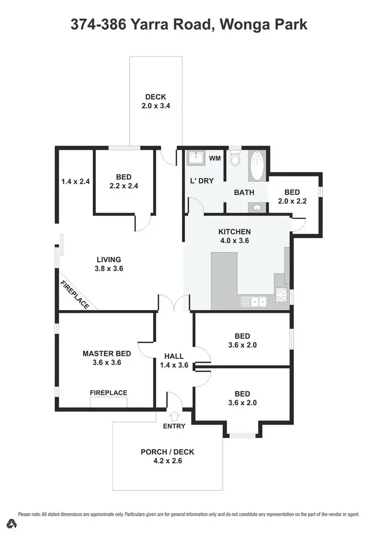 Floorplan of Homely house listing, 374-386 Yarra Road, Wonga Park VIC 3115