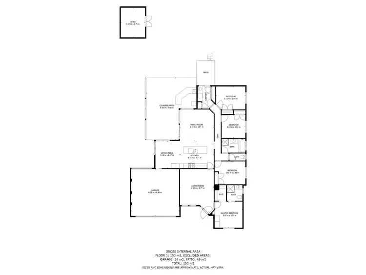 Floorplan of Homely house listing, 17 Caraway Street, Baranduda VIC 3691