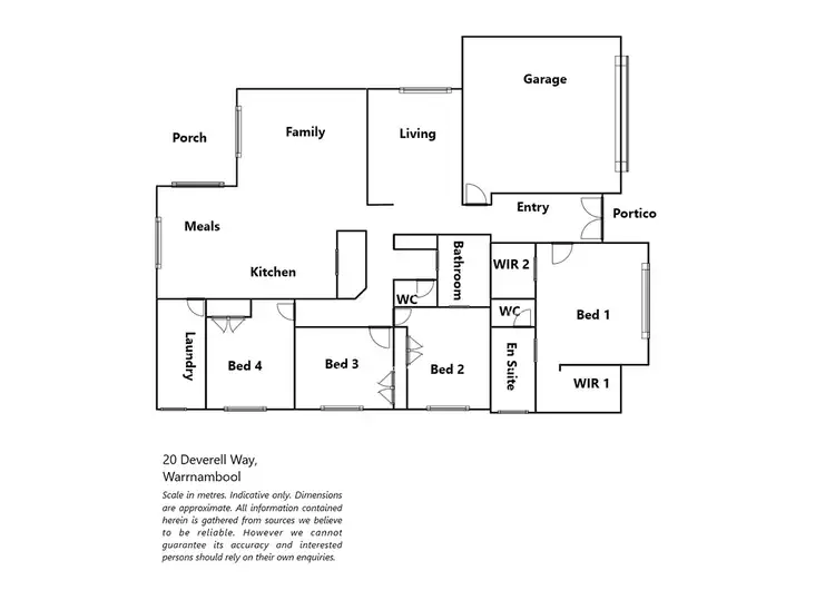 Floorplan of Homely house listing, 20 Deverell Way, Warrnambool VIC 3280