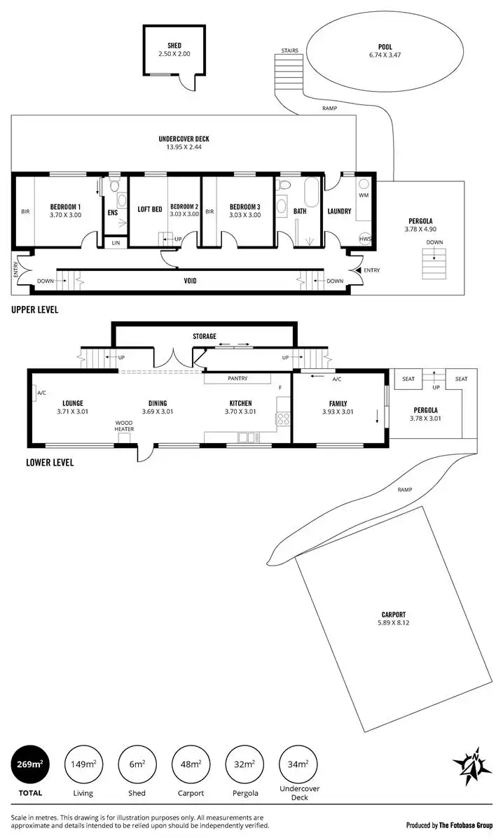 Floorplan of Homely house listing, 15 Deneland Drive, Hawthorndene SA 5051