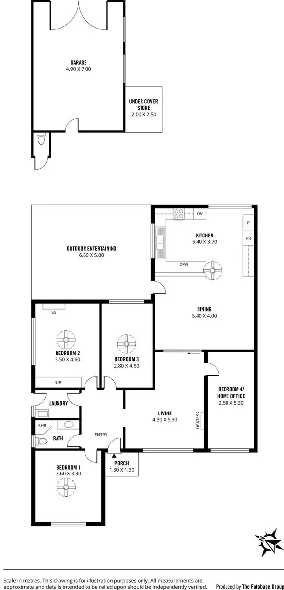Floorplan of Homely house listing, 19 Thames Street, Clarence Park SA 5034