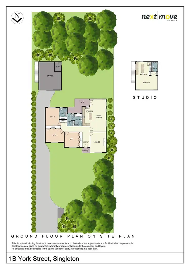 Floorplan of Homely house listing, 1B York Street, Singleton NSW 2330