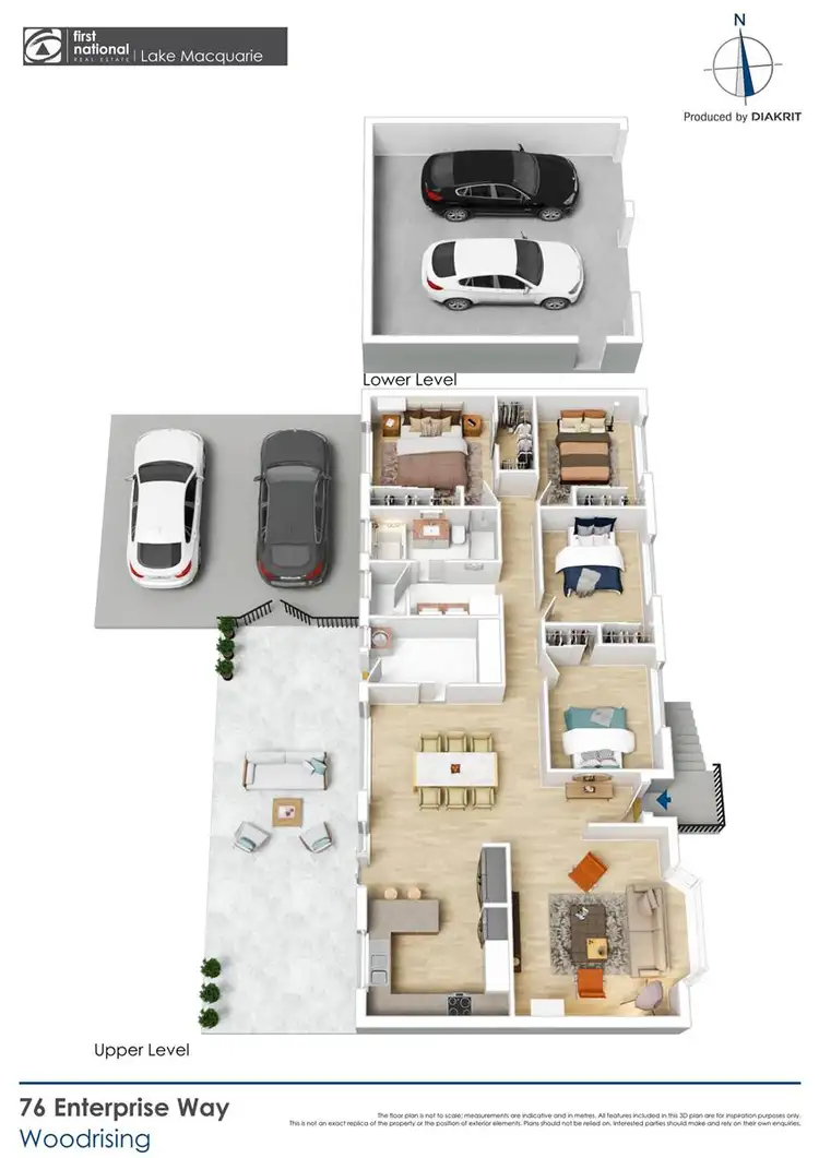 Floorplan of Homely house listing, 76 Enterprise Way, Woodrising NSW 2284