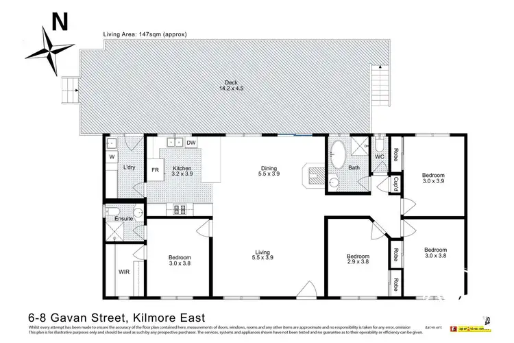 Floorplan of Homely house listing, 6-8 Gavan Street, Kilmore East VIC 3764