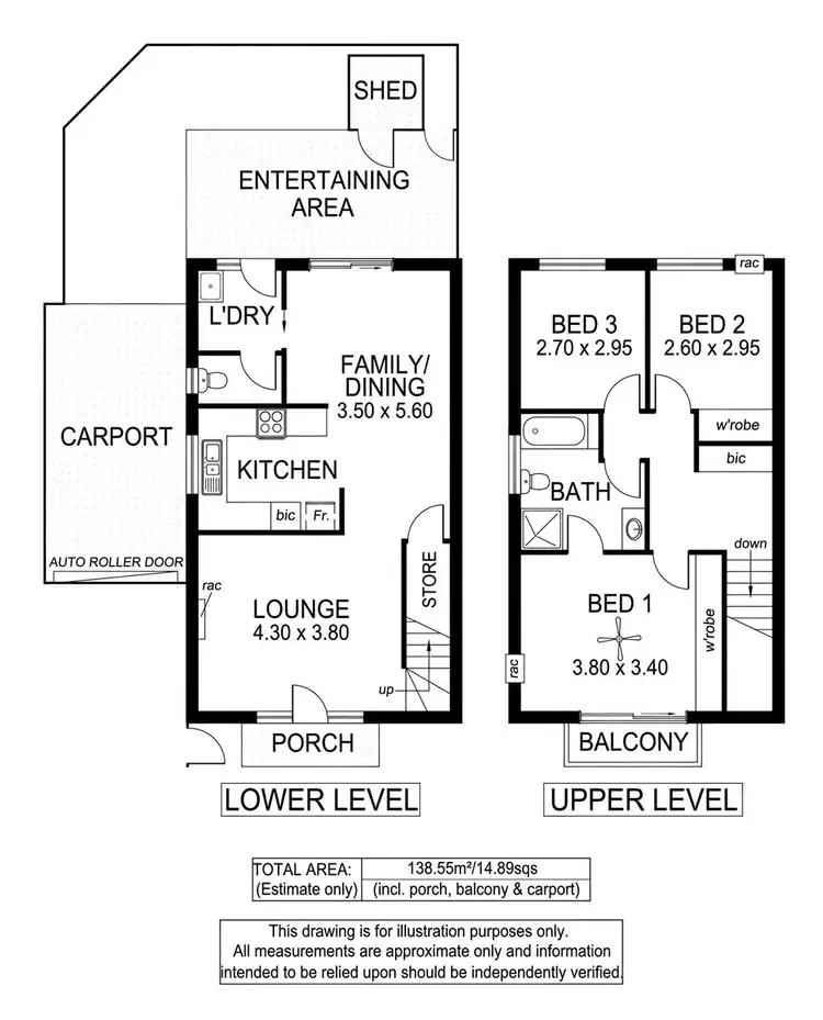 Floorplan of Homely house listing, 1/61 Wallala Avenue, Park Holme SA 5043