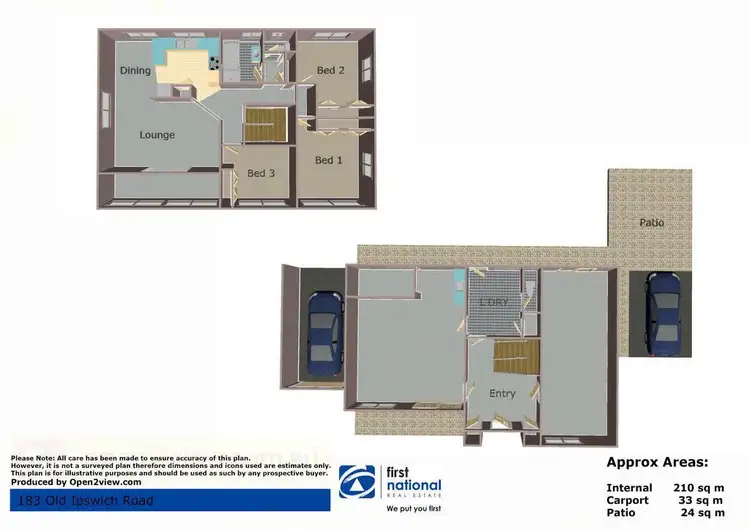 Floorplan of Homely house listing, 183 Old Ipswich Road, Riverview QLD 4303