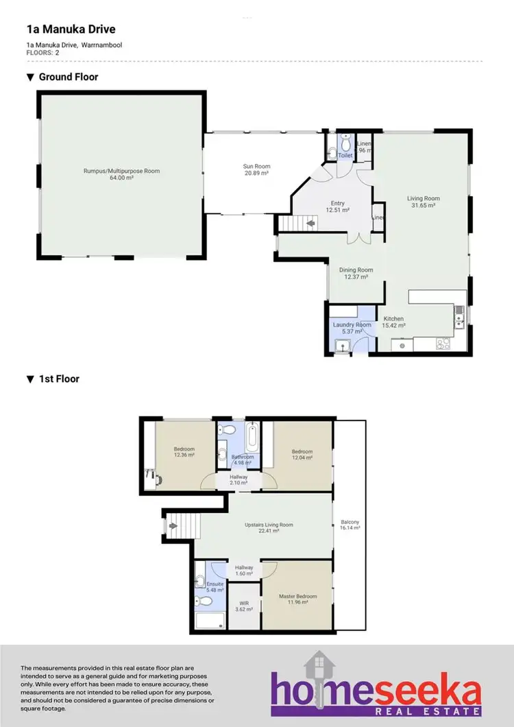 Floorplan of Homely house listing, 1a Manuka Drive, Warrnambool VIC 3280