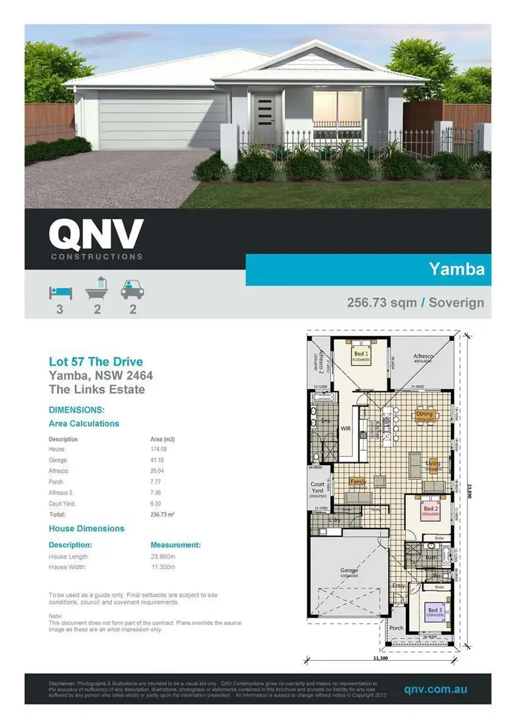 Floorplan of Homely house listing, Lots 61-62 The Drive, Yamba NSW 2464