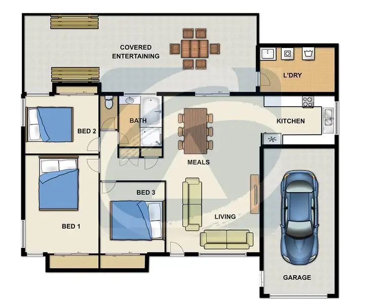 Floorplan of Homely house listing, 74 Atkinson Street, Slacks Creek QLD 4127