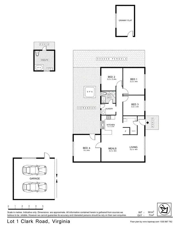 Floorplan of Homely house listing, 1 Clarke Road, Virginia SA 5120