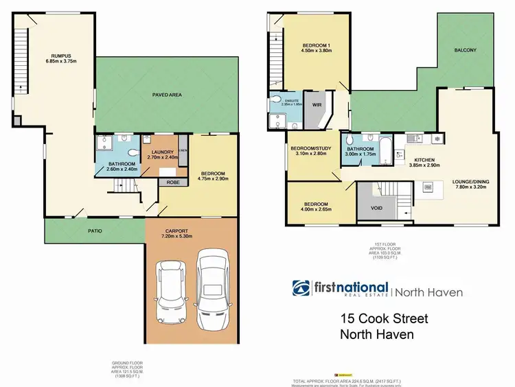 Floorplan of Homely house listing, 15 Cook Street, North Haven NSW 2443
