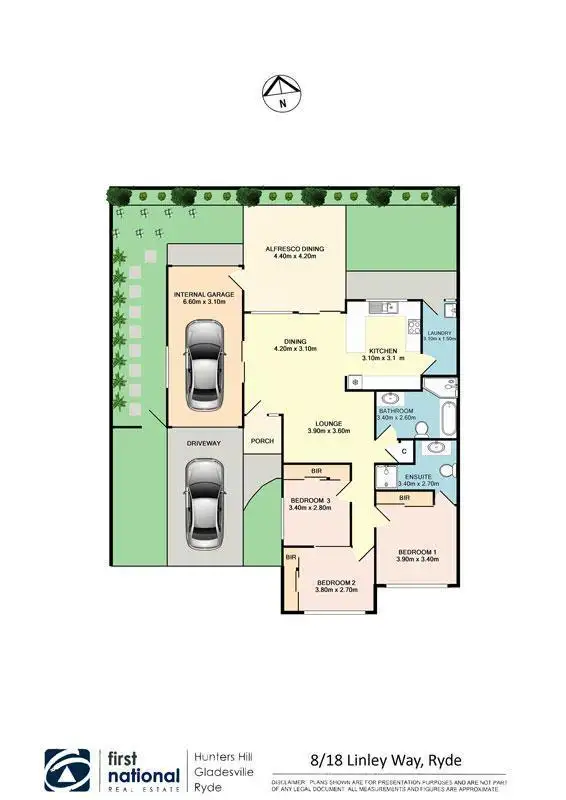 Floorplan of Homely villa listing, 8/18 Linley Way, Ryde NSW 2112