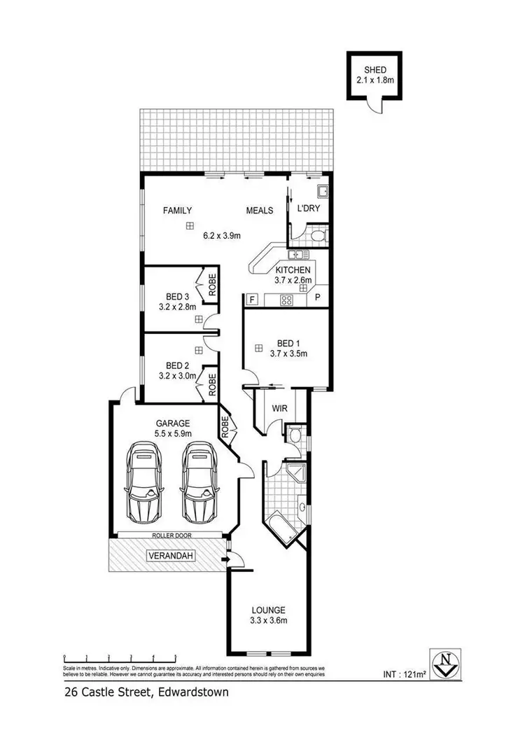 Floorplan of Homely house listing, 26 Castle Street, Edwardstown SA 5039
