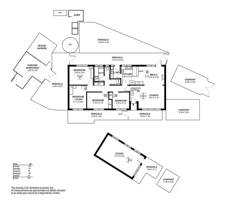 Floorplan of Homely house listing, 1 Austin Avenue, Athelstone SA 5076