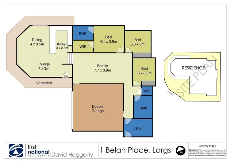Floorplan of Homely house listing, 1 Belah Place, Largs NSW 2320