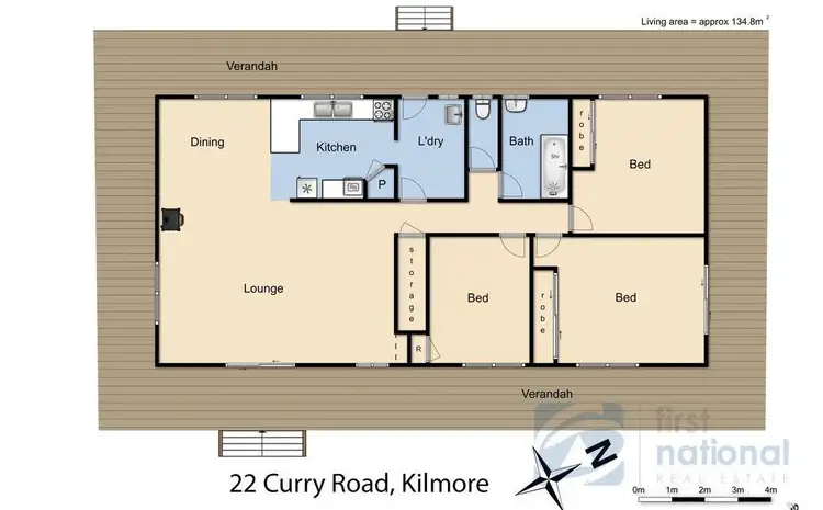 Floorplan of Homely house listing, 22 Curry Road, Kilmore VIC 3764