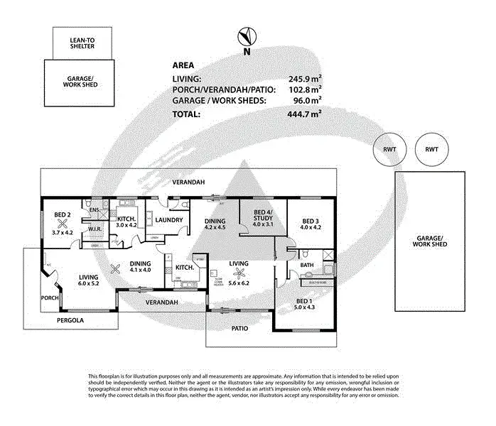 Floorplan of Homely house listing, 16 McKenny Street, Nairne SA 5252