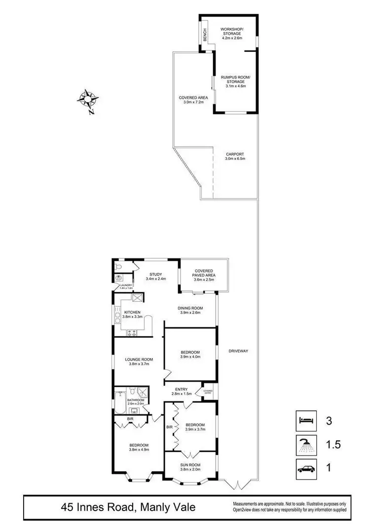 Floorplan of Homely house listing, 45 Innes Road, Manly Vale NSW 2093