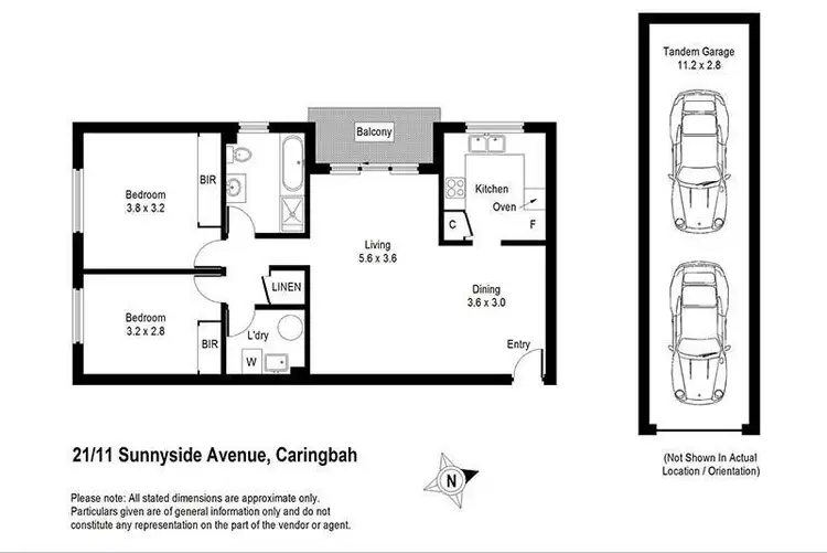 Floorplan of Homely apartment listing, 21/11-15 Sunnyside Avenue, Caringbah NSW 2229