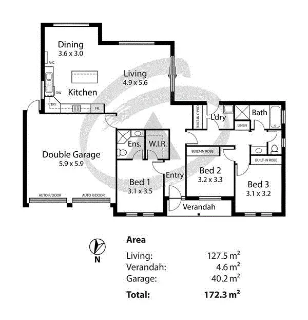 Floorplan of Homely house listing, 78 Parkview Drive, Mount Barker SA 5251