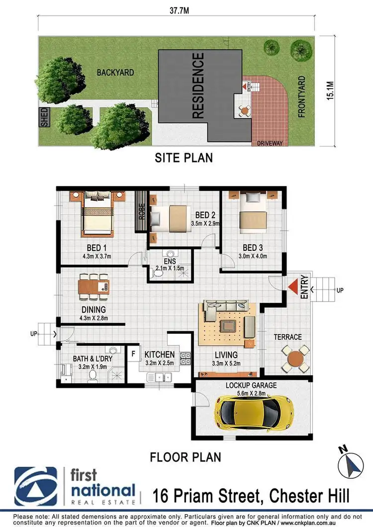Floorplan of Homely house listing, 16 Priam Street, Chester Hill NSW 2162