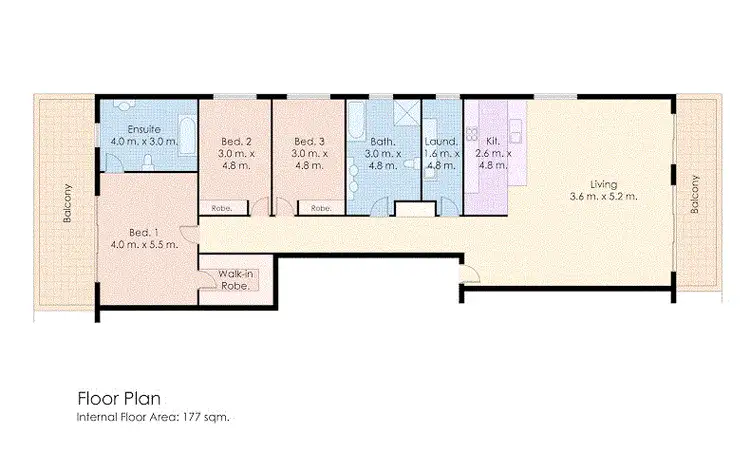 Floorplan of Homely unit listing, Address available on request