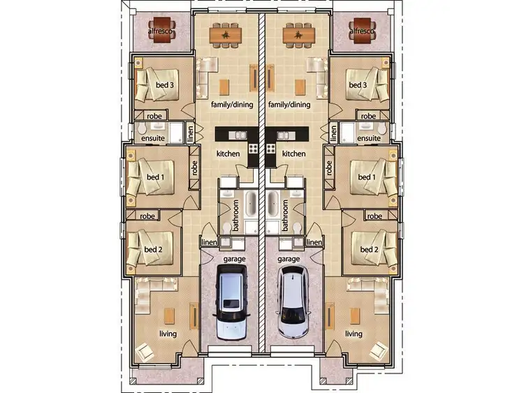 Floorplan of Homely house listing, 13 Faucett Drive, Mudgee NSW 2850