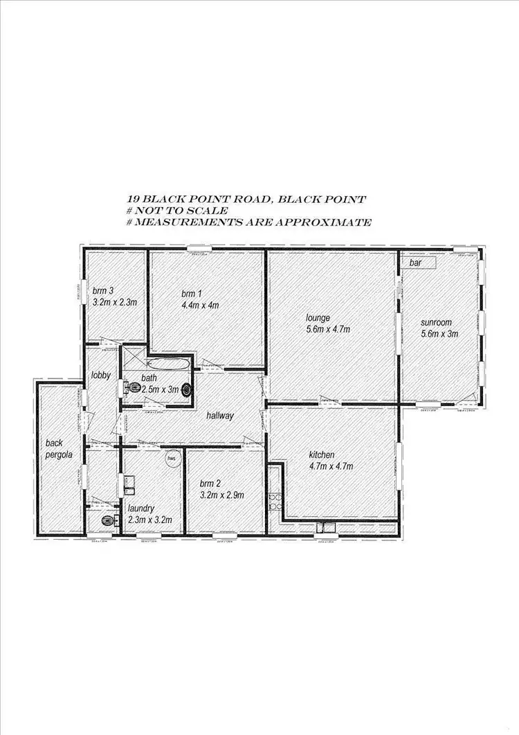 Floorplan of Homely house listing, 19 Black Point Road, Black Point SA 5571