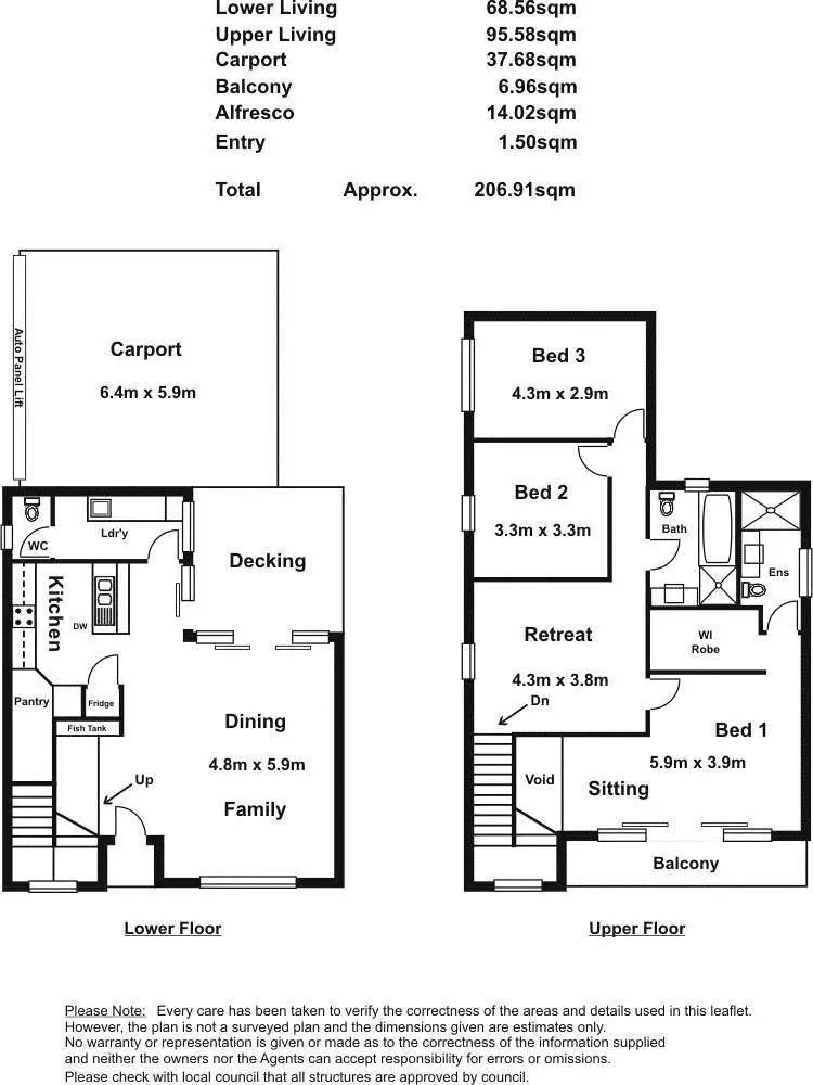 Floorplan of Homely house listing, 22 Victoria Parade, Mawson Lakes SA 5095