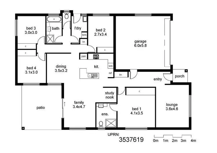Floorplan of Homely house listing, Address available on request