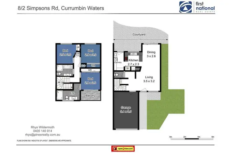 Floorplan of Homely townhouse listing, 8/2 Simpsons Road, Currumbin Waters QLD 4223