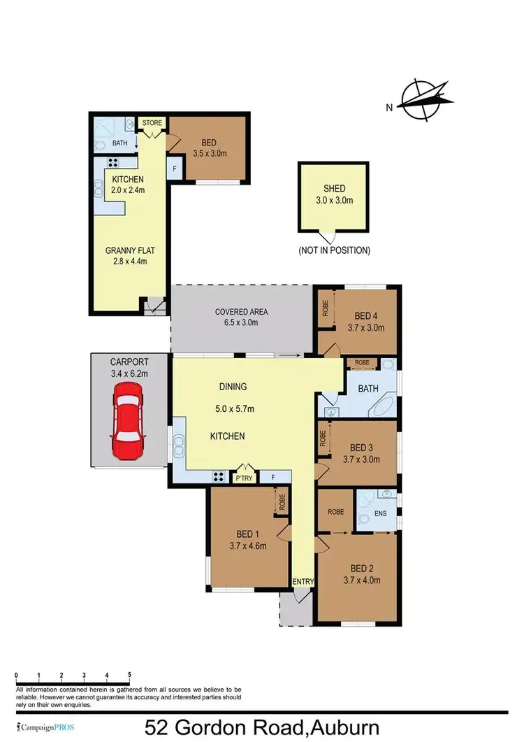 Floorplan of Homely house listing, 52 Gordon Road, Auburn NSW 2144