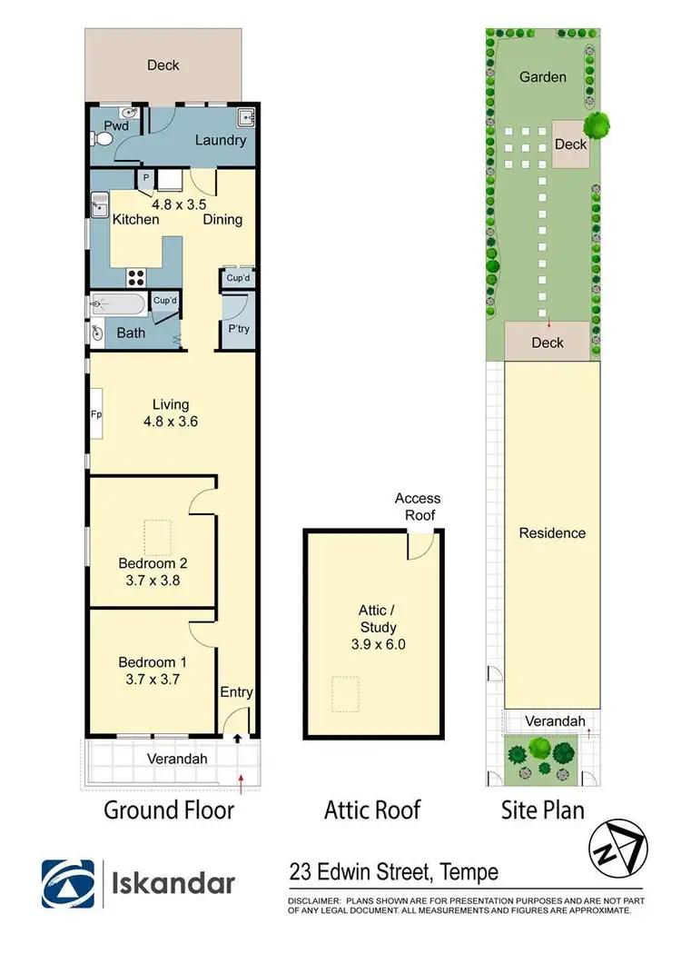 Floorplan of Homely house listing, 23 Edwin Street, Tempe NSW 2044