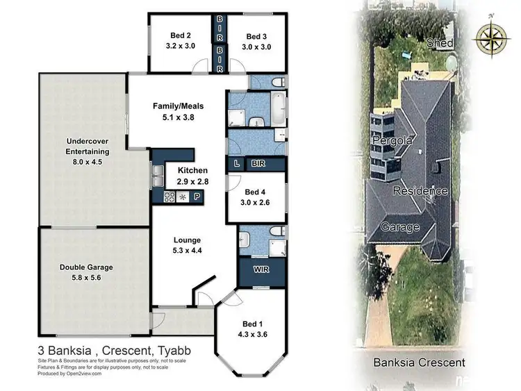 Floorplan of Homely house listing, 3 Banksia Crescent, Tyabb VIC 3913