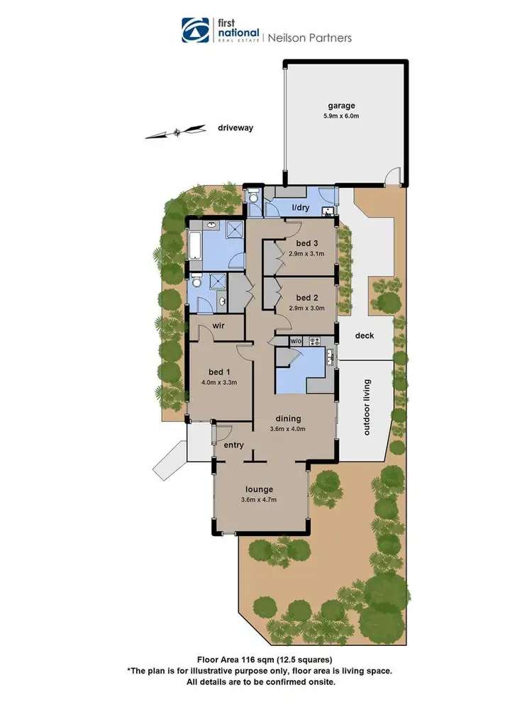 Floorplan of Homely unit listing, 5/10 Buchanan  Road, Berwick VIC 3806