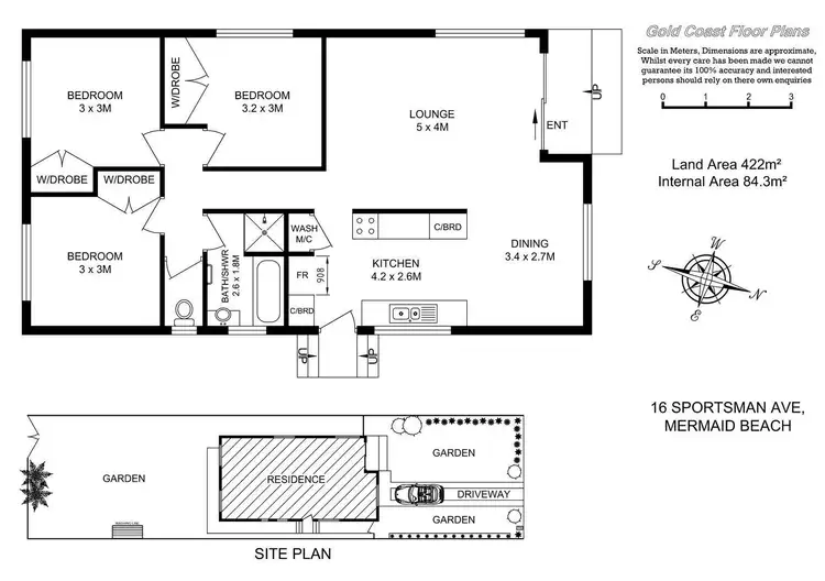 Floorplan of Homely house listing, 16 Sportsman Aveune, Mermaid Beach QLD 4218