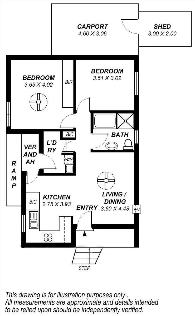 Floorplan of Homely unit listing, 9/4 Butler Avenue, Lower Mitcham SA 5062