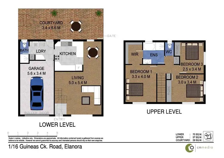 Floorplan of Homely townhouse listing, 1/16 Guineas Creek Road, Currumbin Waters QLD 4223