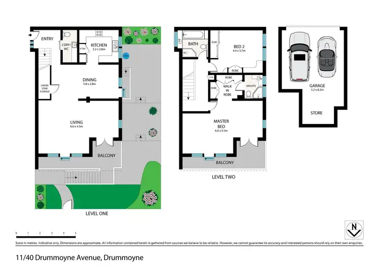 Floorplan of Homely townhouse listing, 11/40 Drummoyne Avenue, Drummoyne NSW 2047