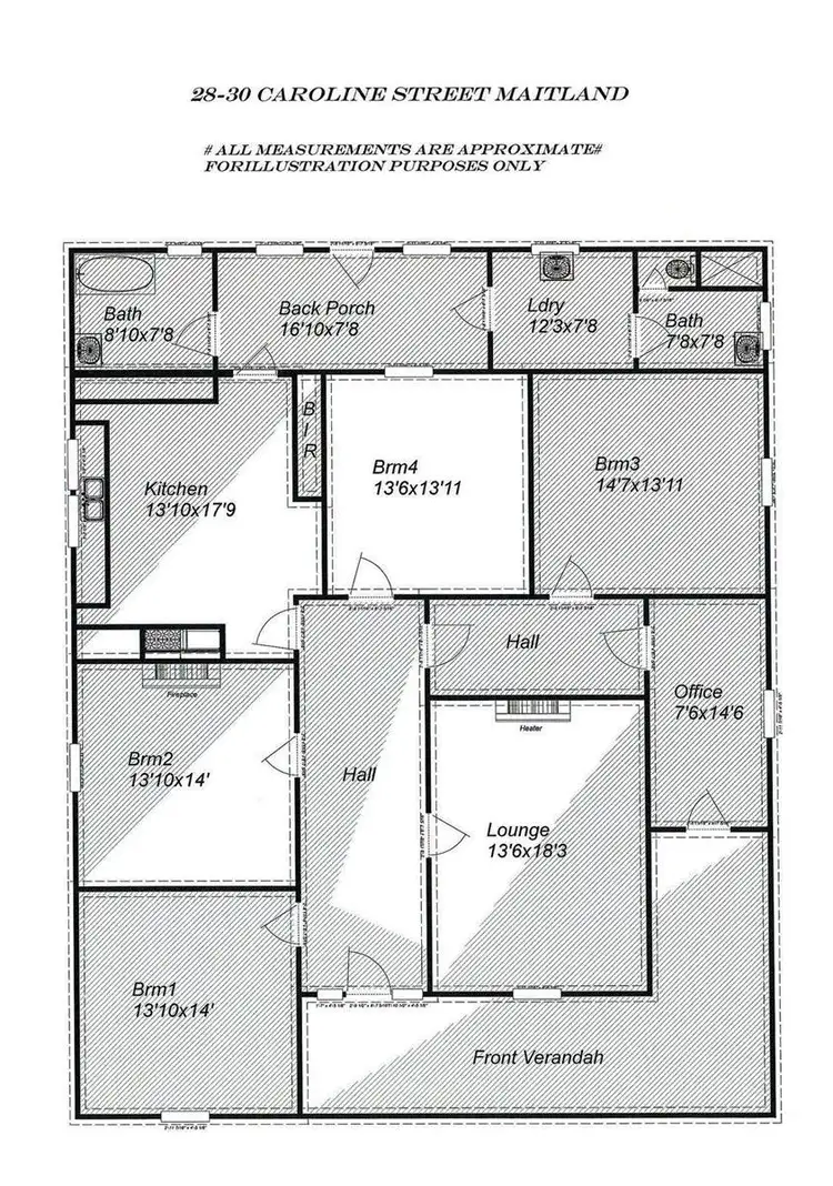 Floorplan of Homely house listing, 30 Caroline Street, Maitland SA 5573