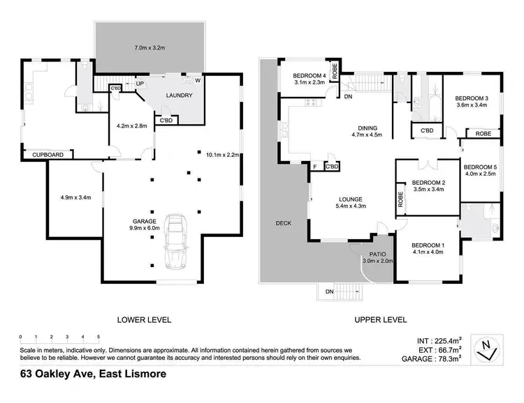 Floorplan of Homely house listing, 63 Oakley Avenue, East Lismore NSW 2480