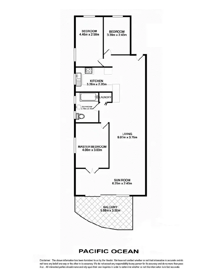 Floorplan of Homely apartment listing, 2/56 Bower Street, Manly NSW 2095