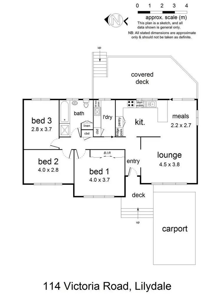 Floorplan of Homely house listing, 1/114 Victoria Road, Lilydale VIC 3140